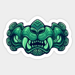 Jade Beast's Maw Sticker